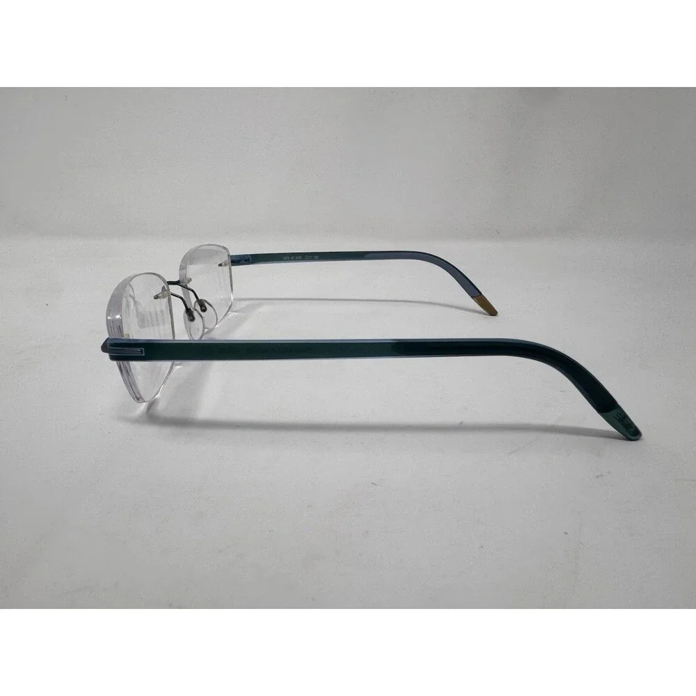 Silhouette 5379 6056 Blue Rimless Eyeglass Frames 40-17-130 Austria Authentic